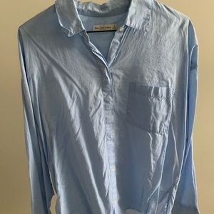 Abercrombie blue button down